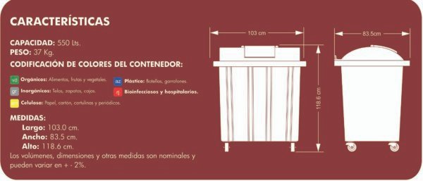 Contenedores de basura urbanos - Imagen 2