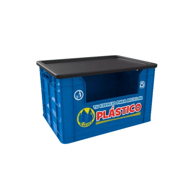 cajas de plástico apilables