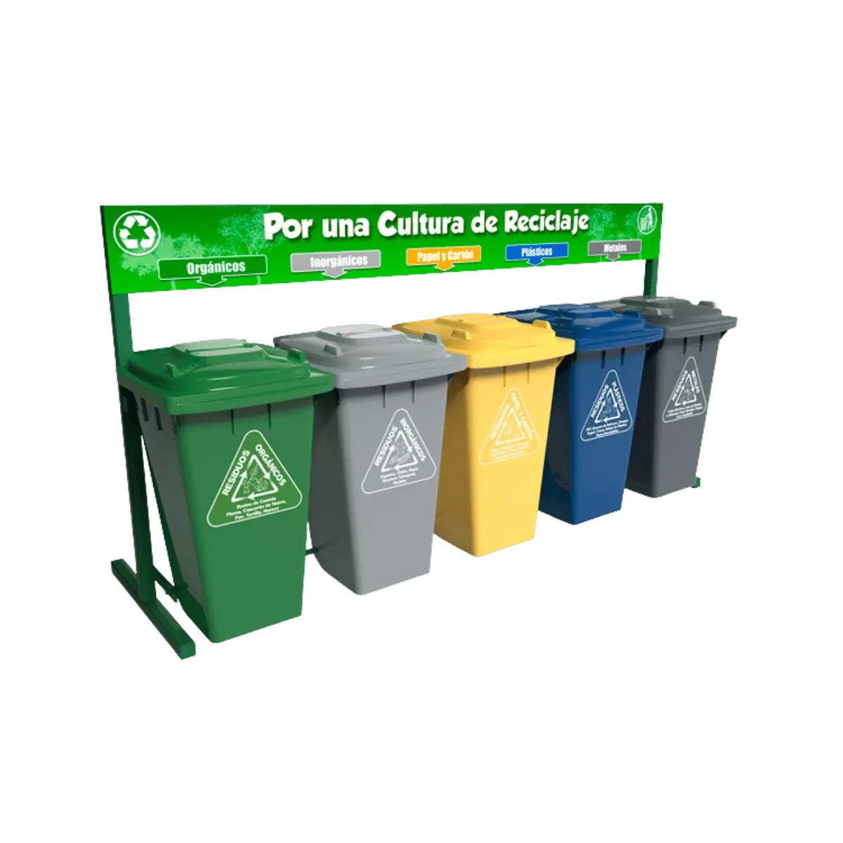 Contenedores para separación de residuos