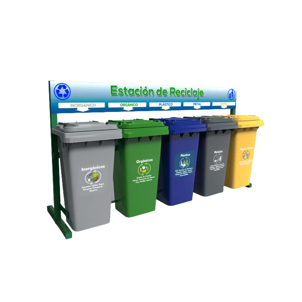 Estación de reciclaje ECOL-600-HD1