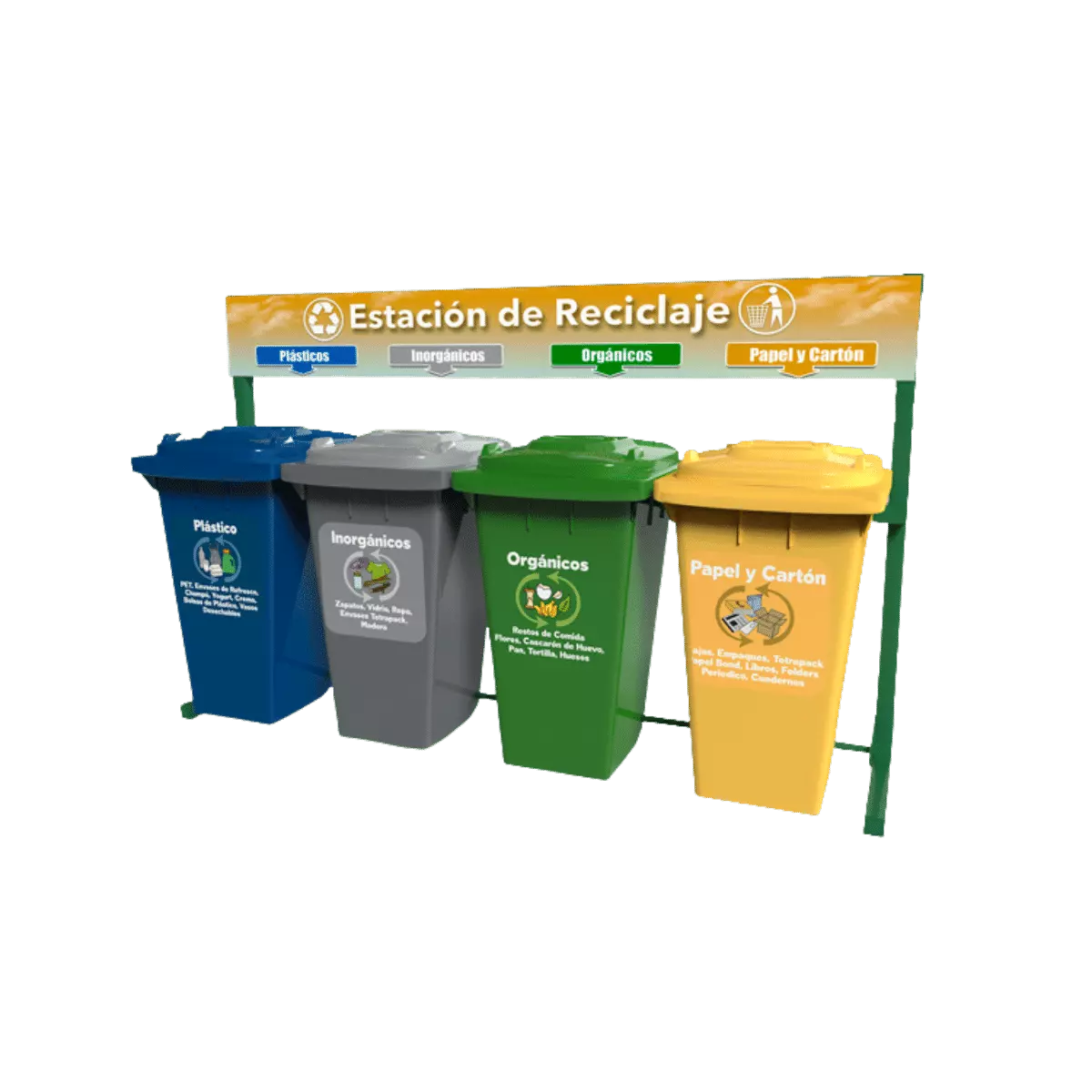 Estación de reciclaje ECOL-960-HDG1