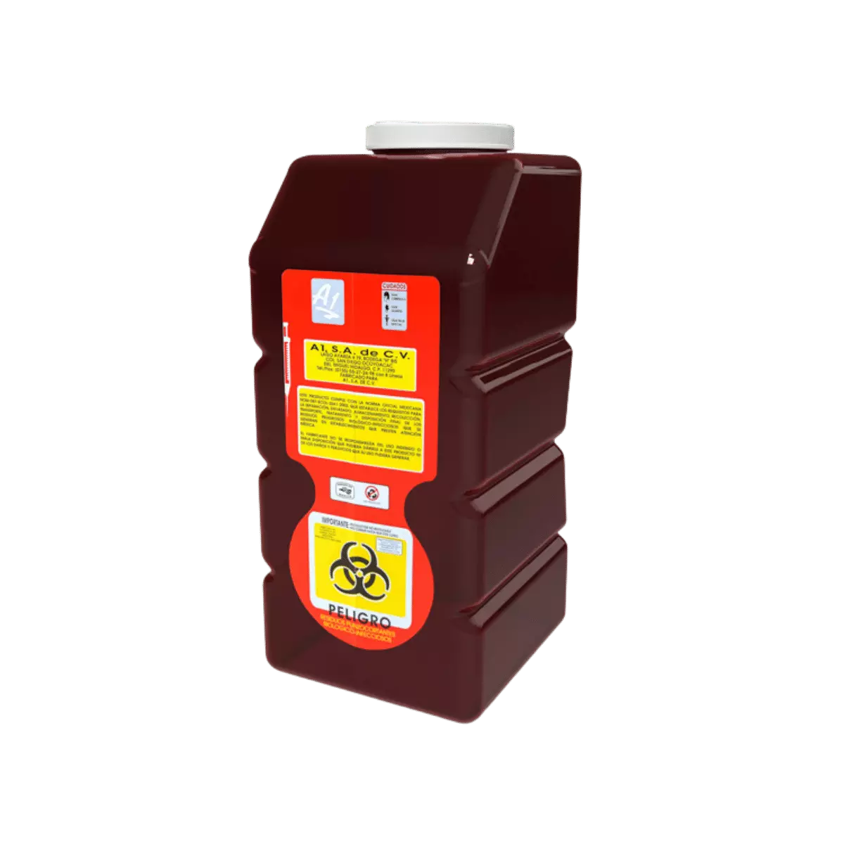 rpbi png - bote rojo para punzocortantes